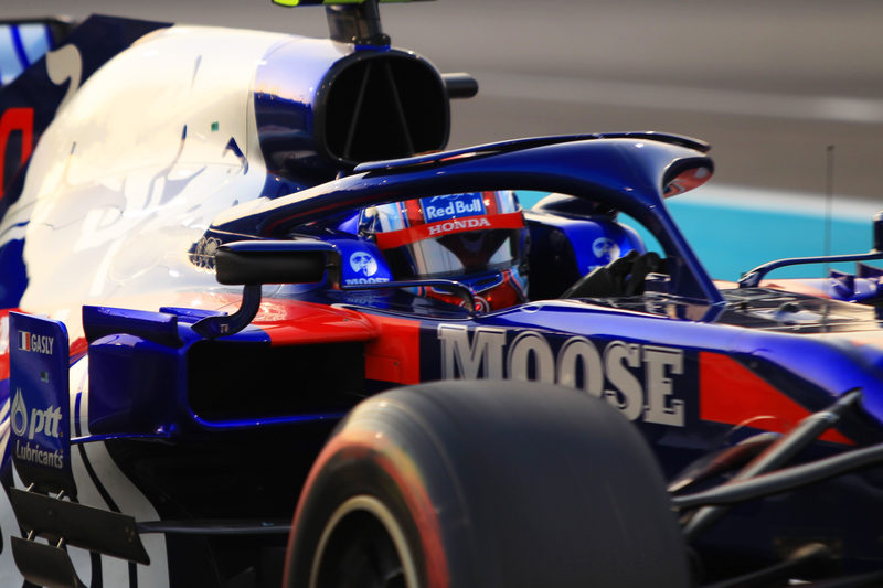 Pierre Gasly - Red Bull Toro Rosso Honda in the 2019 Formula 1 Abu Dhabi Grand Prix - Yas Marina Circuit - Qualifying