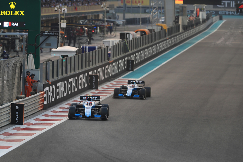 Robert Kubica & George Russell - ROKiT Williams Racing in the 2019 Formula 1 Abu Dhabi Grand Prix - Yas Marina Circuit - Race