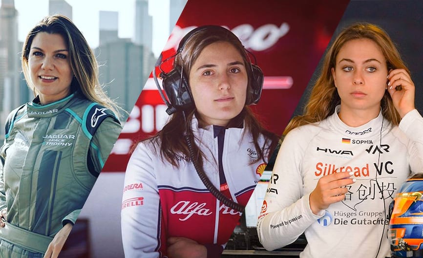 Richerd Mille Racing Team ELMS LMP2 Line Up 2020 - Katherine Legge, Tatiana Calderon and Sophia Floersch