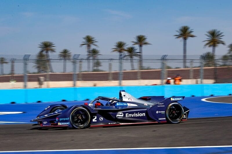 Nick Cassidy during Marrakesh rookie test