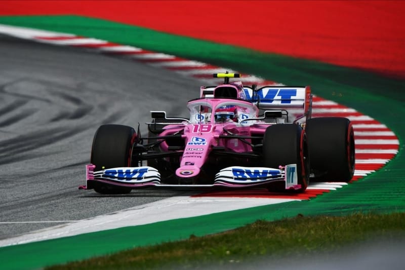 the pink mercedes f1