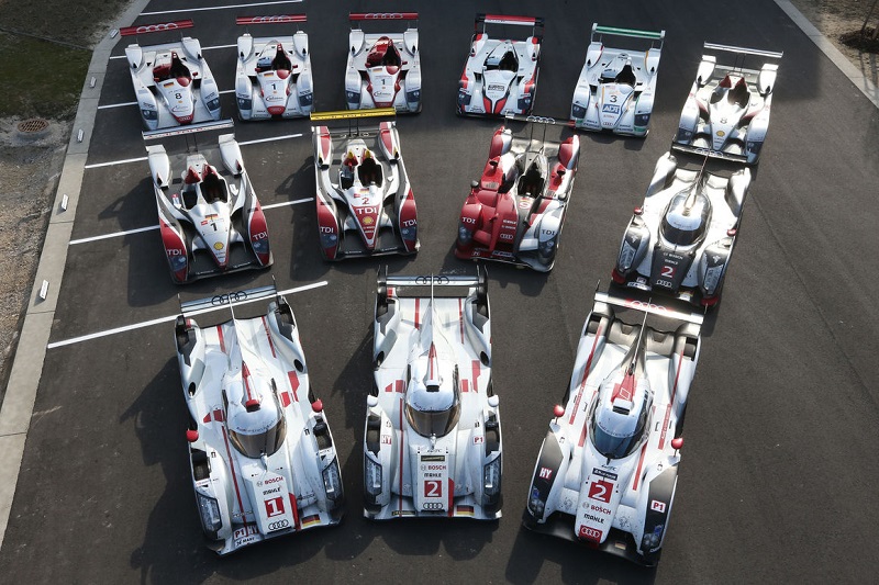 Audi Le Mans Prototypes through the years