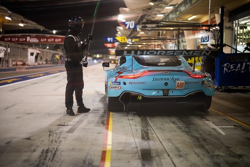 #33 TF Sport in the pit lane at the 6 Hours of Bahrain