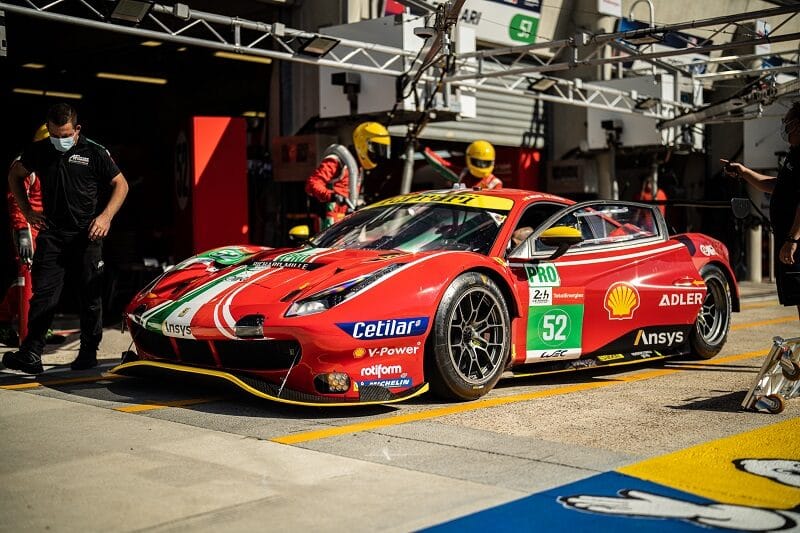 #52 AF Corse in the pit lane for the 6 Hours of Monza