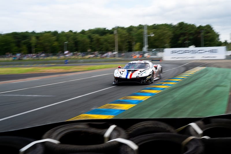 #83 AF Corse on track at the 24 Hours of Le Mans