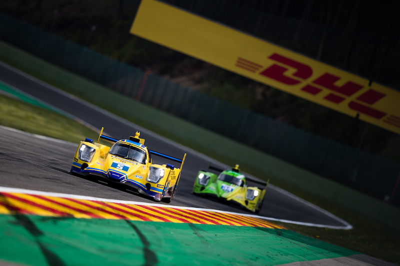 #5 Team Penske leading the #34 Inter Europol Competition at Spa-Francorchamps