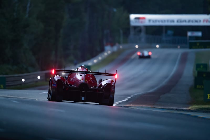 #709 GLickenhaus Racing on track at Le Mans in 2021