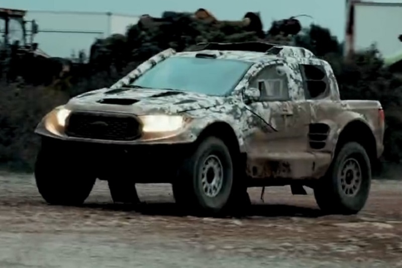  Nani Roma prueba Ford Ranger T1, alineación del Dakar TBA