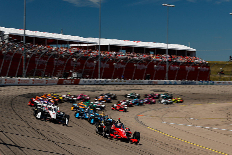 IndyCar heads to Iowa Speedway for the sole doubleheader. Palou's electric run continues, while Team Penske eyes another victory.